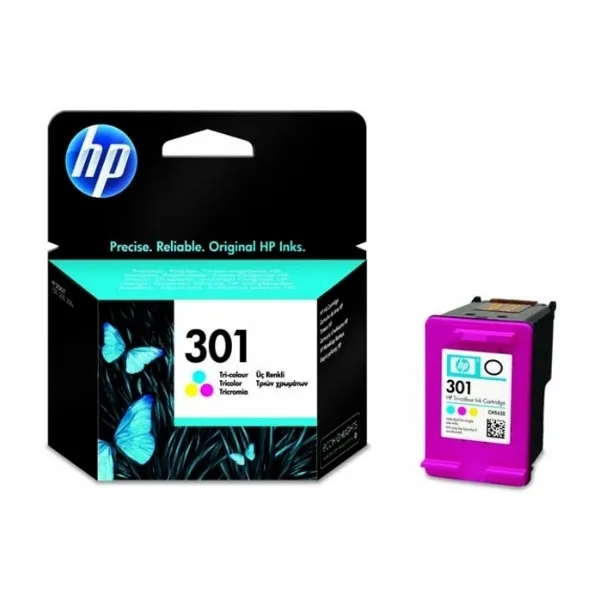 HP 301 - färg (cyan, magenta, gul) - original