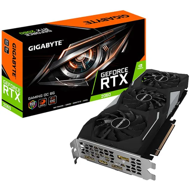 Gigabyte GeForce RTX 2060 Gaming OC grafikkort 6G