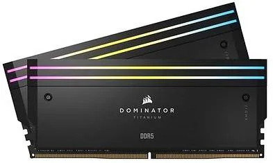 48 GB (2x24GB) DDR5-7200 Corsair Dominator Titanium RGB CL36, Intel XMP