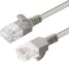 Nätverkskabel oskärmad Cat6a, slim