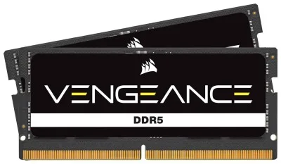 CORSAIR VENGEANCE SODIMM DDR5 RAM 96GB (2x48GB) 5200MHz CL44 Intel XMP iCUE Kompatibelt Datorminne – Svart (CMSX96GX5M2A