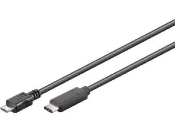 Goobay 67895 USB-C till mikro USB B mobiltelefonkabel