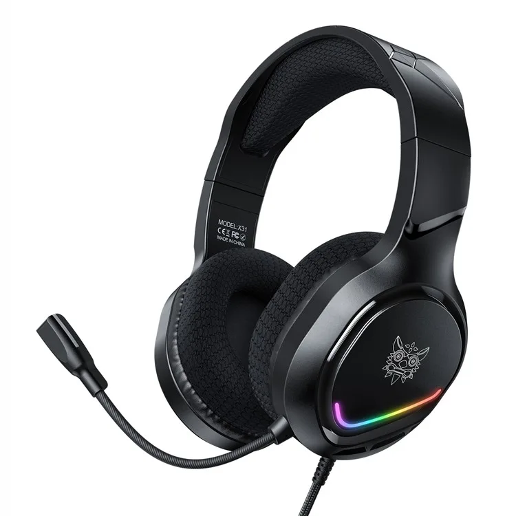 Lenovo ONIKUMA PC Gaming Headset LED Trådbundna