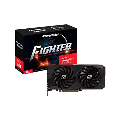 PowerColor AMD Radeon RX 7600 Fighter