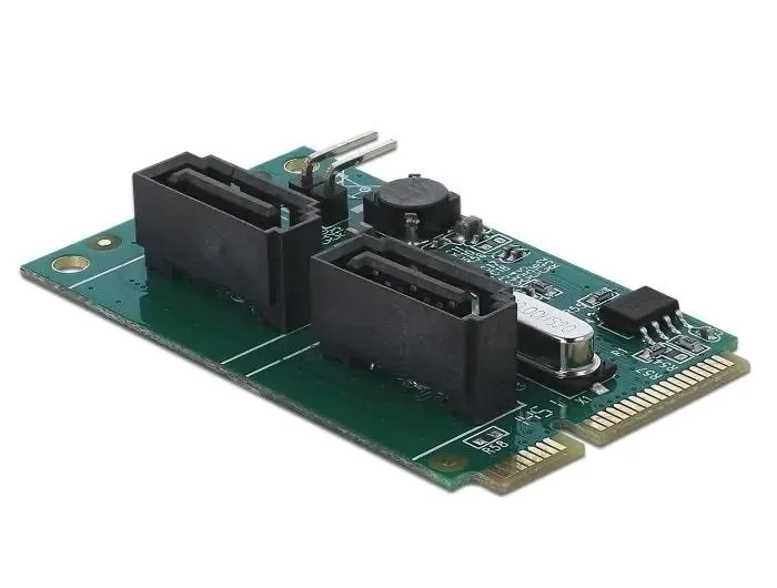 DeLOCK Mini PCIe-omvandlare till 2 x SATA med RAID