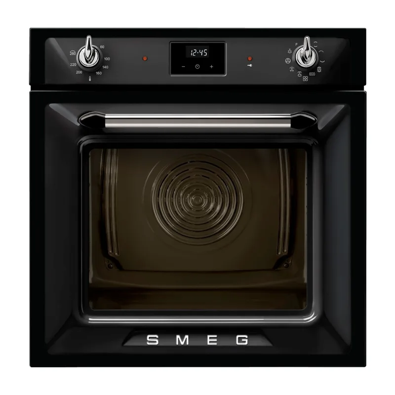 Smeg Victoria Inbyggnadsugn SOP6900TN (svart)