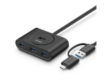 Ugreen 40850, USB 3.2 Gen 2 (3.1 Gen 2) Type-A, USB 3.2 Gen 1 (3.1 Gen 1) Type-A, 5000 Mbit/s, Svart, Windows 10, Windows 7, Windows 8, Windows 8.1,