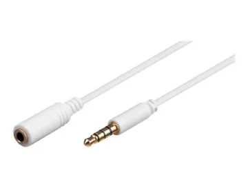 goobay - Ljudförlängningskabel - mini-phone stereo 3.5 mm hona till mini-phone stereo 3.5 mm hane
