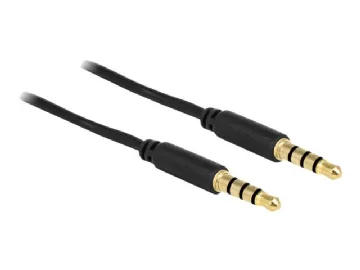 Delock - Headset-kabel - 4-poligt minijack hane till 4-poligt minijack hane