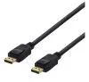 DELTACO DisplayPort cable, DP 2.1, DP80, 1m