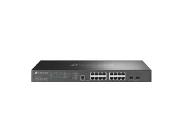 Omada 16-Port 2.5G och 2-Port 10GE SFP+ L2+ Hanterad Switch med 8-Port PoE+