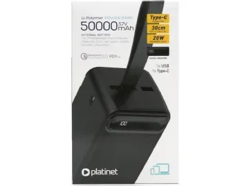 Platinet power bank 50000mAh PMPB5020B
