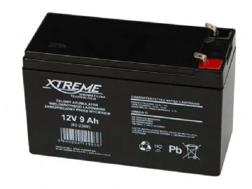 Blåsgelébatteri 12 V 9 Ah Xtreme