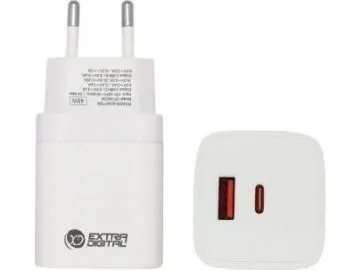 Extra Digital Kroviklis GaN USB Typ-C, USB Typ-A