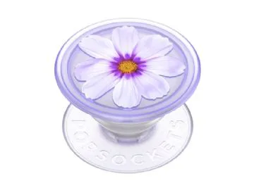 PopSockets PlantCore Purple Cosmo, Grepp, Lila, Blommönster, 1 styck, 38,8 mm, 38,8 mm