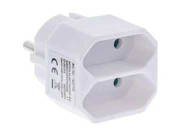 kabelmeister strömadapter IEC-kontakt C14 (rak) till uttag C5 (rak)