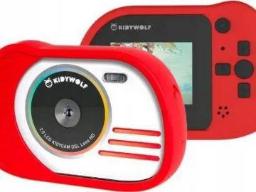 Kidywolf kompaktkamera Kidycam röd