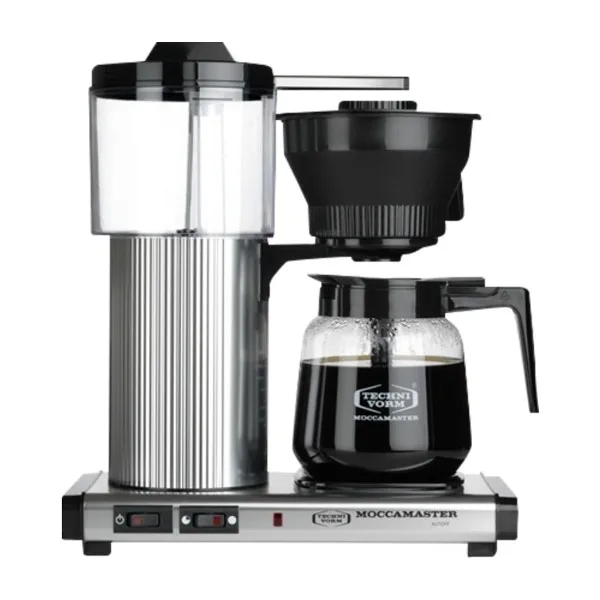 Moccamaster CD Grande kaffebryggare, Polished Silver