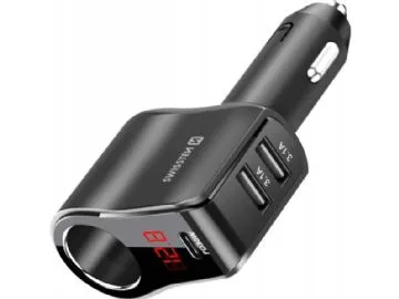 Sourcing Swissten Car Charger 1x USB-C / 2x USB-A / CL / LED