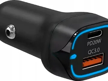 Billaddare med Power Delivery och Quick Charge 38W
