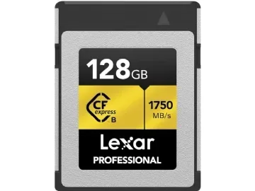 Lexar LCXEXPR128G-RNENG, 128 GB, CFexpress typ B, 1900 MB/s, 1500 MB/s, Silver