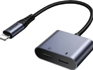 Joyroom 2-i-1 ljudadapter Joyroom SY-L02 Lightning till