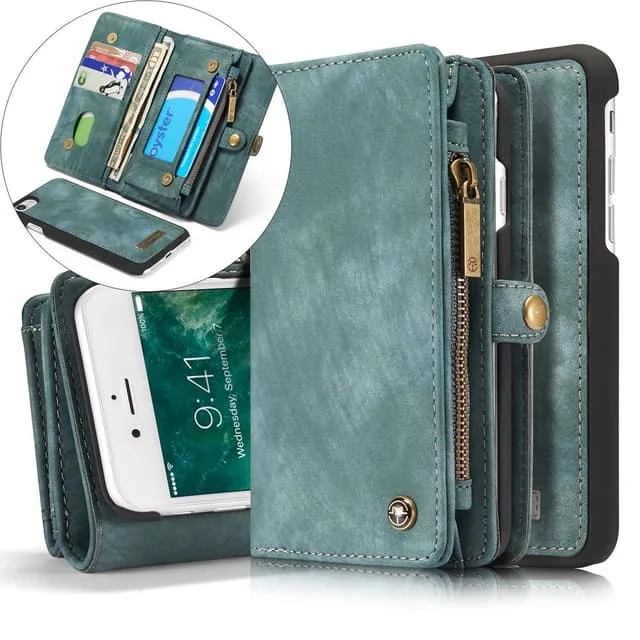 CaseMe iPhone 7/8 Plus Retro Split läder