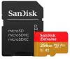 SanDisk MicroSDXC Extreme+ 256 GB minneskort A2 C10 v30