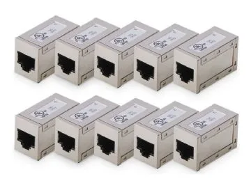 DIGITUS - Modulär insats (koppling) - CAT 6 - skärmad - RJ-45 (paket om 10)