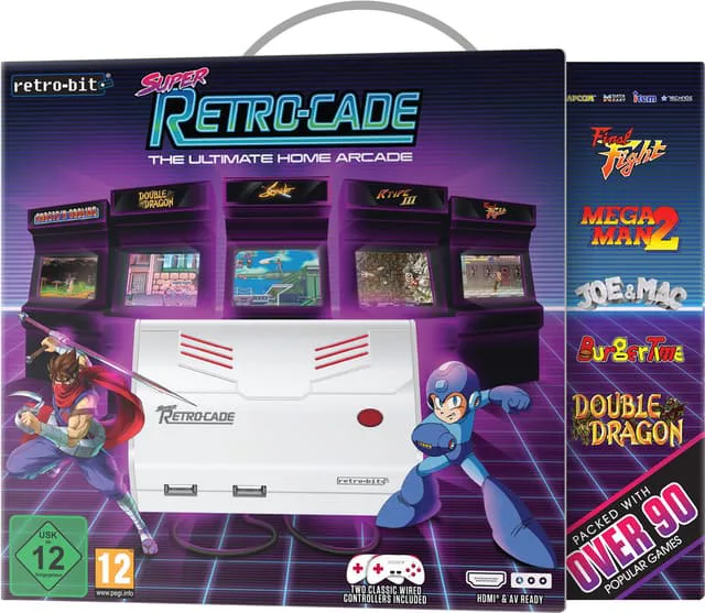 Retro-bit Super Retro-Cade Plug and Play konsol