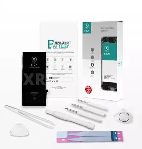 SiGN iPhone XR utbytes batteripaket