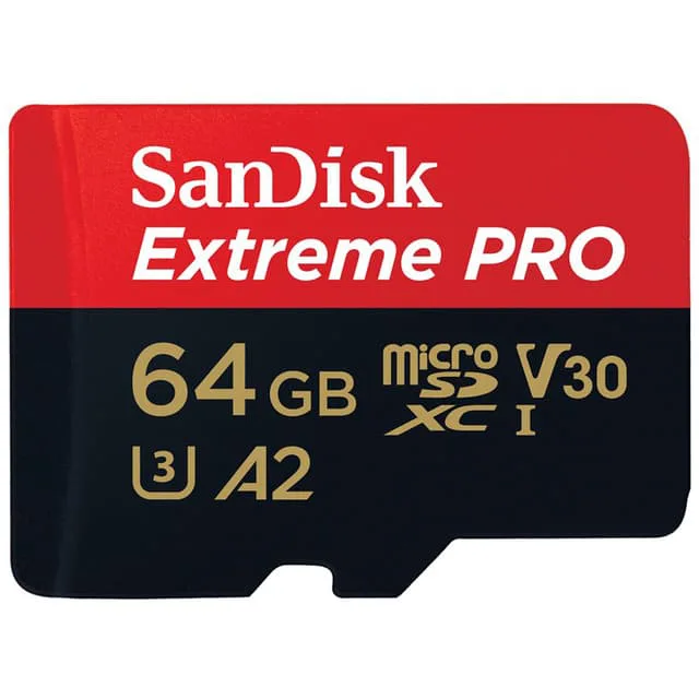 SanDisk MicroSDXC Extreme Pro 64 GB minneskort