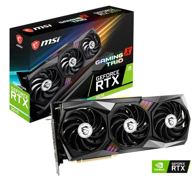 MSI GeForce RTX 3070 8GB GAMING X