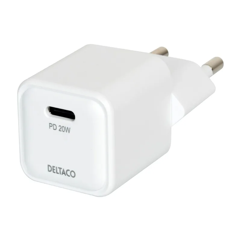 DELTACO mini Strömadapter