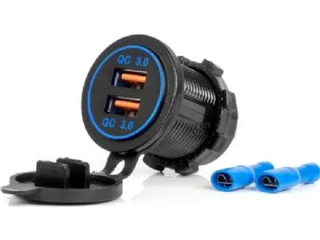 AMiO billaddare med usb-uttag vattentät