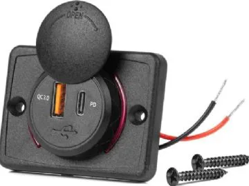 AMiO billaddare med usb-uttag