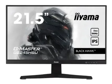 PC-skärm - IIYAMA - G2245HSU-B2 - 22,5 FHD - IPS - 100Hz - 1ms - HDMI/DP/USB HUB - Svart