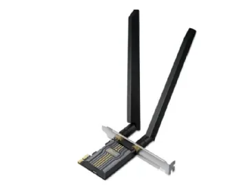 TP-Link Archer TBE400E PCIe BE6500Mbps WiFi 7 WiFi-kort, Bluetooth 5.4-kort, WPA3, MU-MIMO, OFDMA, fast PC WiFi-kort, stöder Windows 11