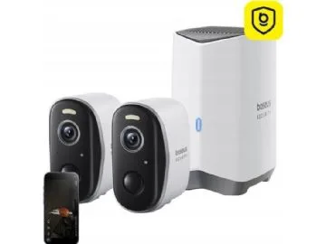 Sats med 2 externa kameror Baseus N1 2K