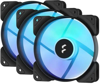 Fractal Design Aspect 12 RGB 120 mm PWM bred 500-2000 RPM räckvidd svart