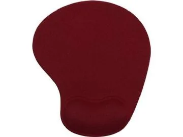 Powerton musmatta, ergonomisk, gel, mini, rödvin, Powerton