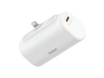 Powerbank Baseus Compact Lightning Version, 5000mAh, 20W, PD, White P10068307213-00