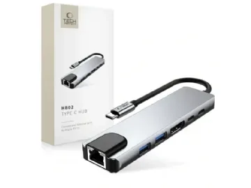 TECH-PROTECT HB02 HUB ADAPTER 6IN1 TYPE-C