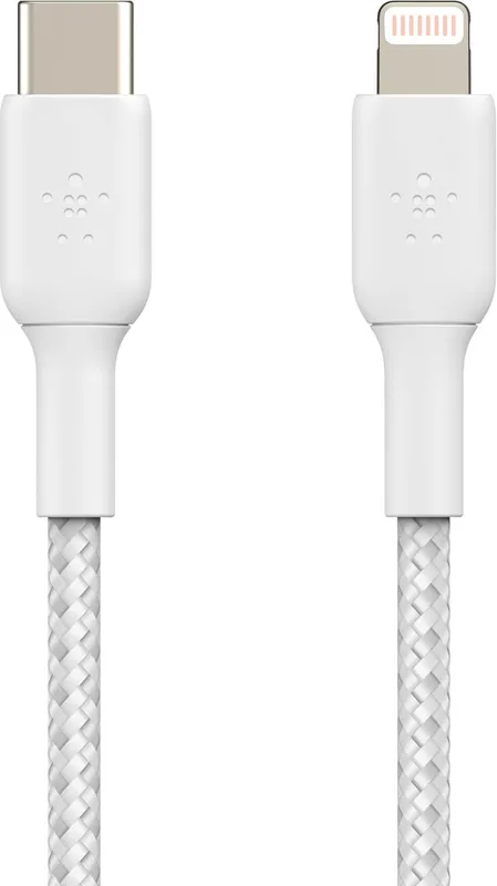 Belkin BOOST↑CHARGE USB-C till Lightning flätad kabel 2 m