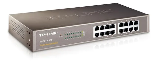 TP-Link nätverksswitch 16-portar
