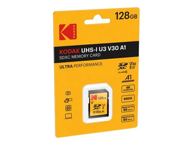 Kodak SD 128GB UHS-I U3 V30 Ultra