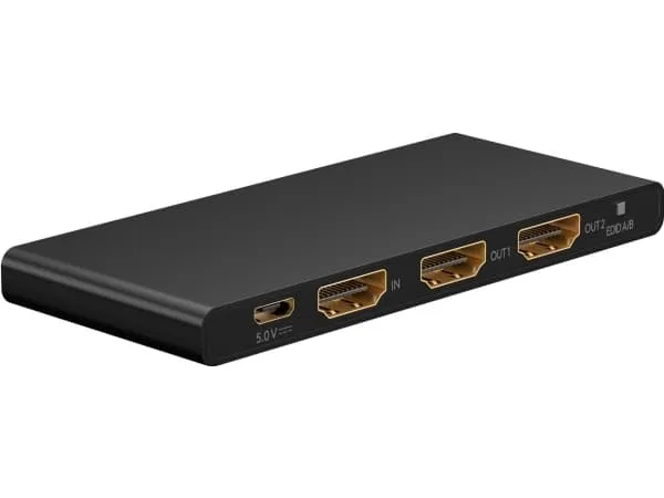 Goobay 58481, HDMI, 2x HDMI, 3840 x 2160 pixlar, 47,4 mm, 109 mm, 9,5 mm