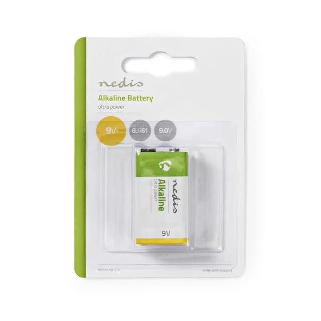 Nedis Alkaline batteri 9V