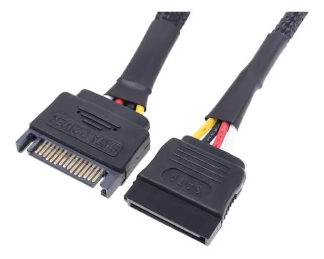 15pin SATA intern förlängningskabel, 30cm