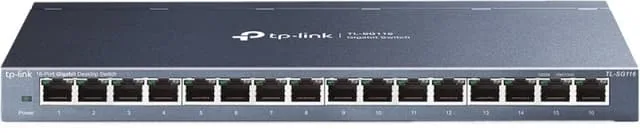TP-LINK 16-portars skrivbordsswitch